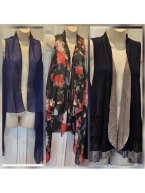Lot of 3 Women's Vests